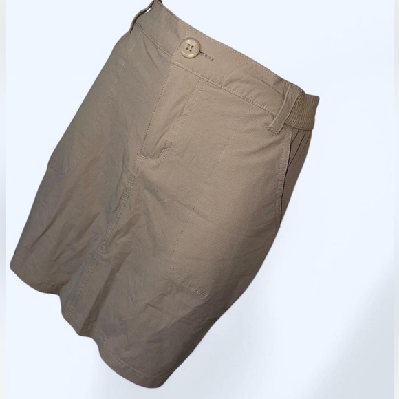 Wilfred Tan Flat Front Skirt with Lightweight Fabric - Picture 1 of 6